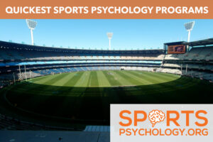 Fastest sports psychology programs list