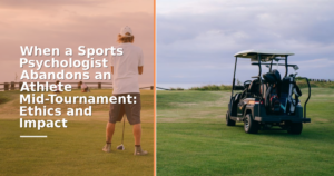 When a Sports Psychologist Abandons an Athlete Mid-Tournament: Ethics and Impact