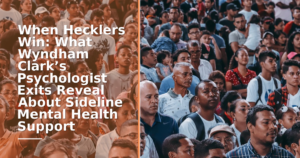 When Hecklers Win: What Wyndham Clark’s Psychologist Exits Reveal About Sideline Mental Health Support
