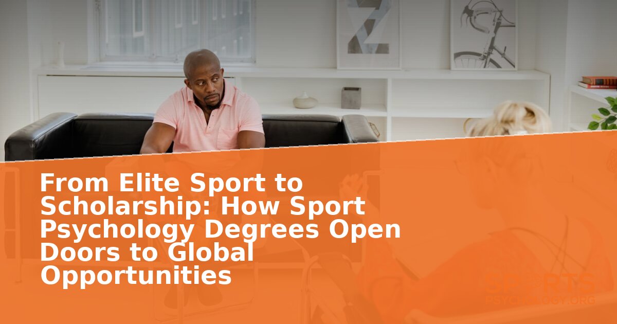 Sport Psychology Scholarships: A Global Funding Guide